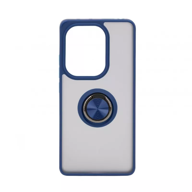 iLike Xiaomi Redmi Note 13 Pro 4G Hybrid Case mit Ring Dunkelblau