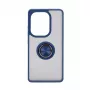 iLike Xiaomi Redmi Note 13 Pro 4G Hybrid Case mit Ring Dunkelblau