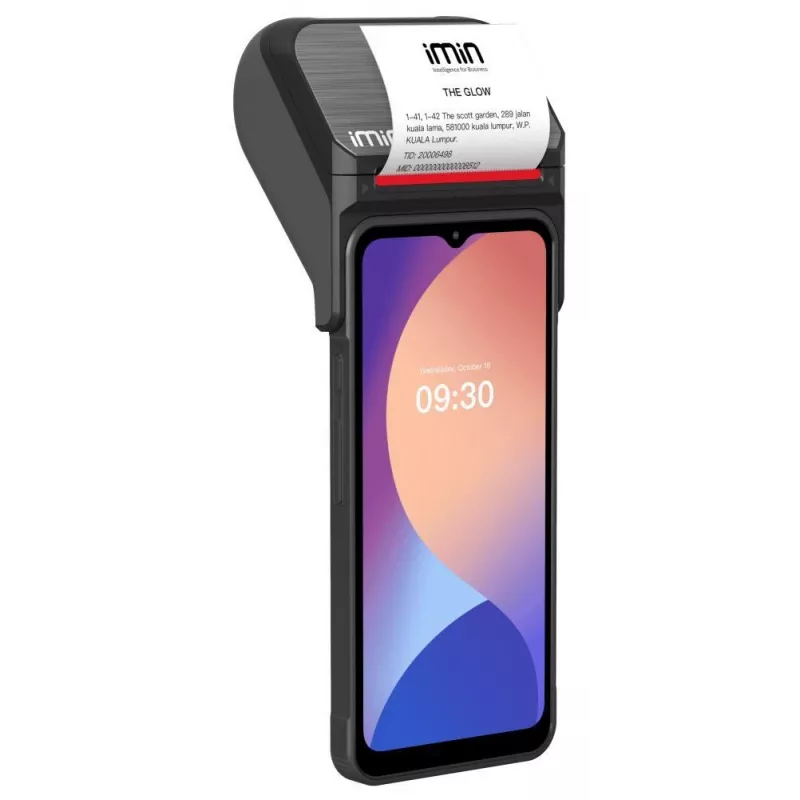 iMin Swift 1 Pro 6,5 inch Android 13 Mobile POS-Terminal mit 4GB/32GB, NFC, 4G LTE, IP54 MS115A002