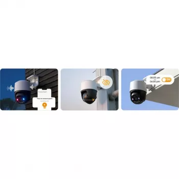 Imou PS7FP-8X0 8MP 4K PoE Pan/Tilt IP-Kamera mit Nachtsicht und Gegensprechfunktion