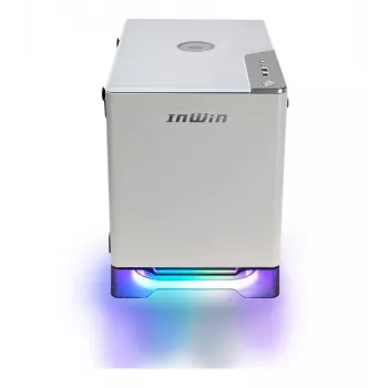 IN WIN A1 Plus Mini-ITX Tower Gehäuse mit 650W Netzteil, Weiß