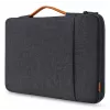 INATECK 14-Zoll-Laptophülle mit separater Zubehörtasche – wasserabweisendes Polyester, stoßfest, schwarz