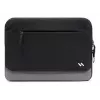 INATECK Laptop-Hülle für 14-Zoll-Ultrabook, wasserabweisende Polyester-Tasche mit weichem Flanellfutter und stoßdämpfender Polsterung – Schwarz
