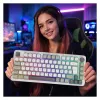 INCA Gaming-Tastatur RGB GraySwitch USB-C/BT 2,00m Weiß (IKG-455)