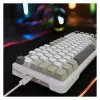 INCA Gaming-Tastatur RGB GraySwitch USB-C/BT 2,00m Weiß (IKG-455)
