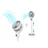 INCA IAF-01B Standventilator mit Akku, BLDC-Motor, 5 Geschwindigkeiten, LED-Anzeige, Weiß