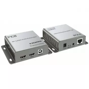 INCA KVM Extender HDTV-In/Out/Cat5e/6/USB-A 4K 60Hz Grey