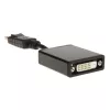 InLine DisplayPort Adapter Cable, DisplayPort Male to DVI-D 24+5 Female, Black, 0.2m