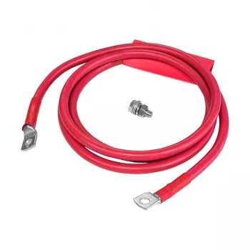 INNE Batterie-Verbindungsverlängerungskabel PA35/8/2R Rot 35mm² 0,5m M8 Ringkabelschuhe