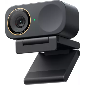 Insta360 Link2C Pro 4K UHD AI-Webcam mit 3-Achsen-Gimbal, Phasenerkennungs-Autofokus, zwei geräuschunterdrückenden Mikrofonen, Weiß LINK2CPRO02