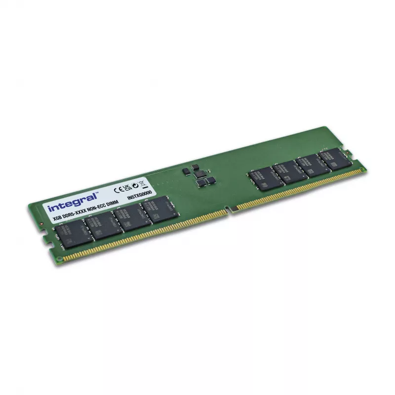 Integral DDR5 32GB 4800MHz PC5-38400 CL40 Non-ECC Unbuffered UDIMM Desktop RAM Modul