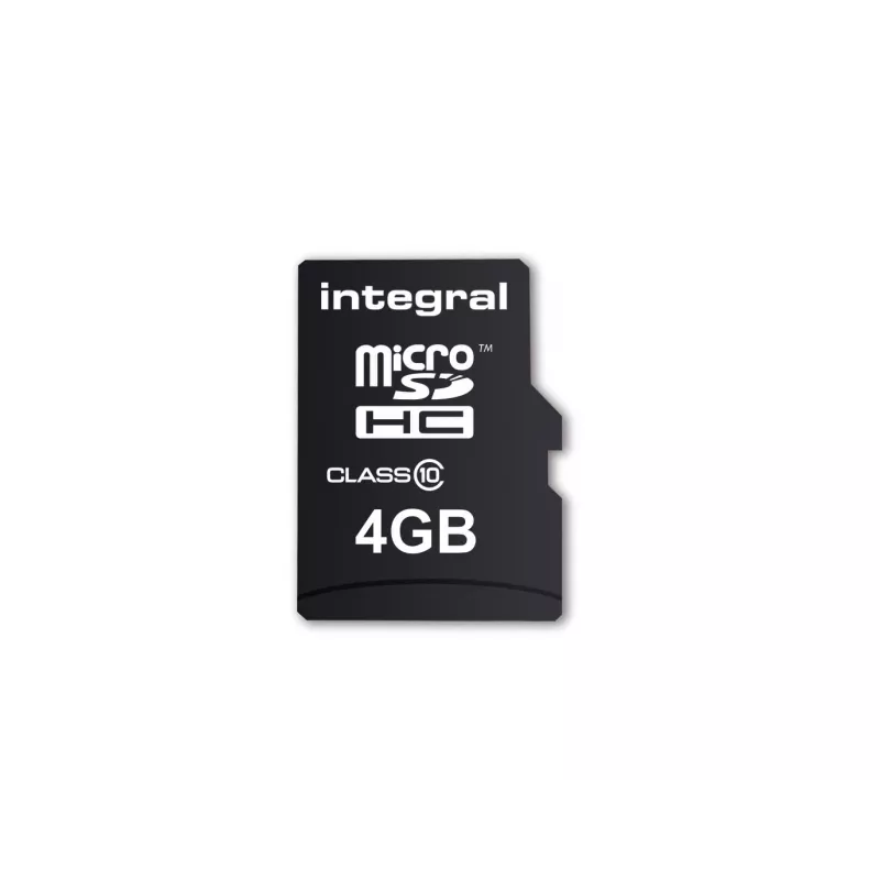 Integral UltimaPro microSDHC Flash Memory Card 4 GB Class 10 UHS-I U1 V10 mit SD-Adapter