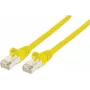 Intellinet High Performance Cat.7 SFTP Netzwerkkabel, RJ45 Stecker zu Stecker, 30 m, halogenfrei, gelb 741248