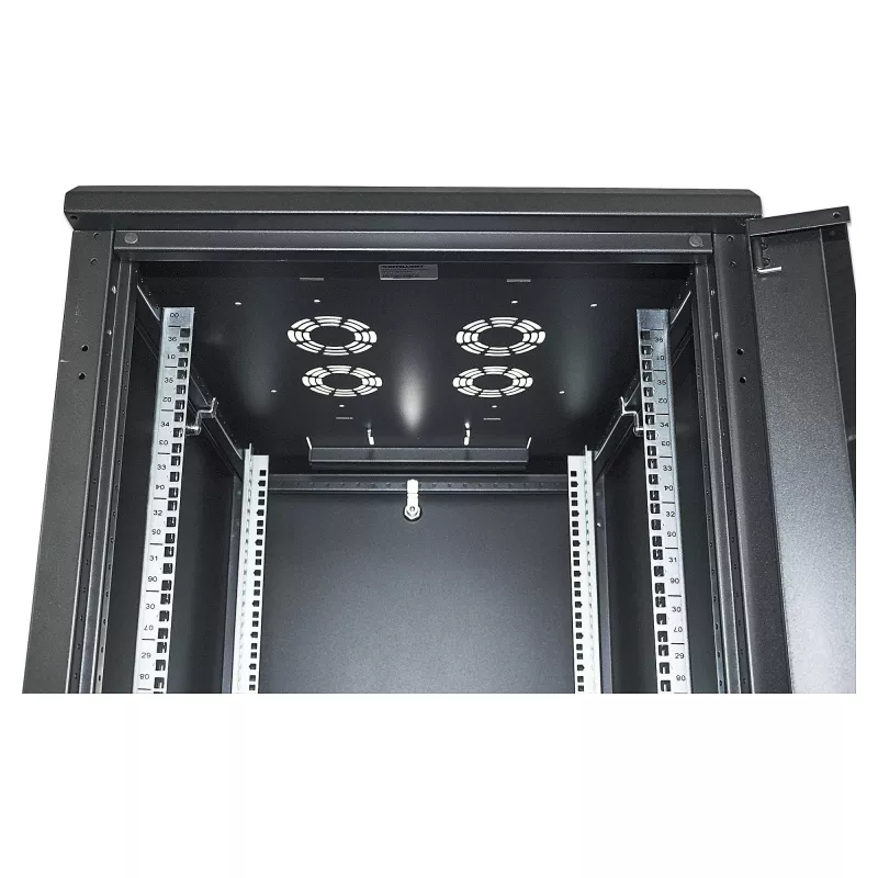 Intellinet Netzwerkschrank 32U 800x800mm Schwarz, montiert (Frachtversand)