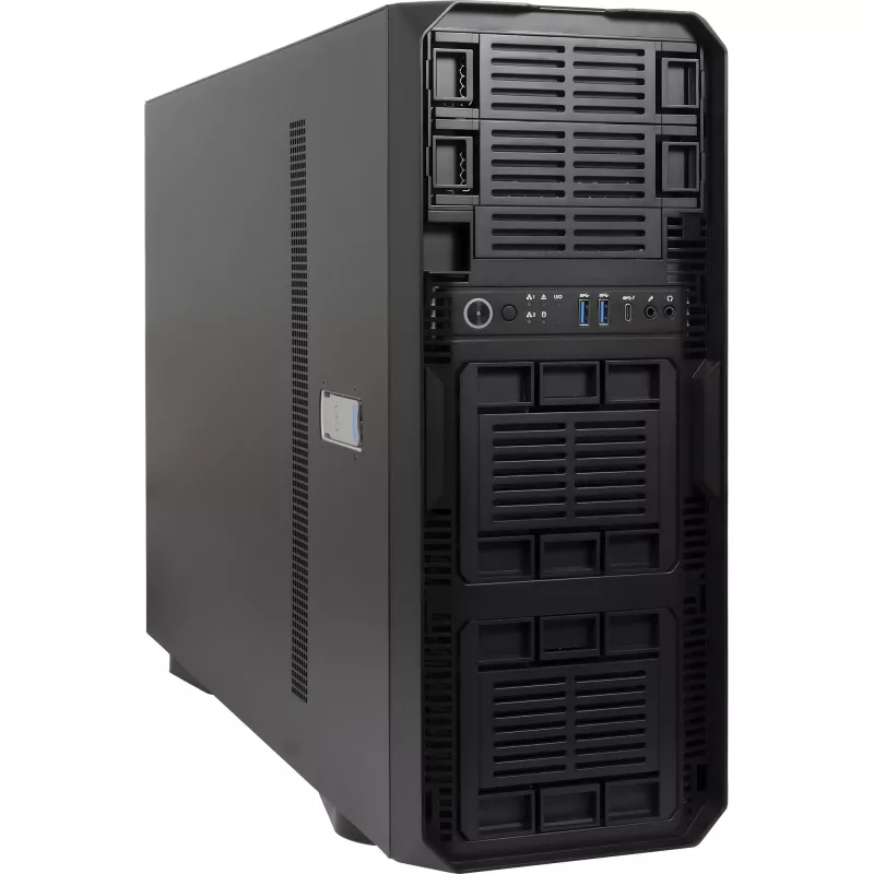 Inter-Tech IPC Server SR-680 Tower-Gehäuse, Schwarz