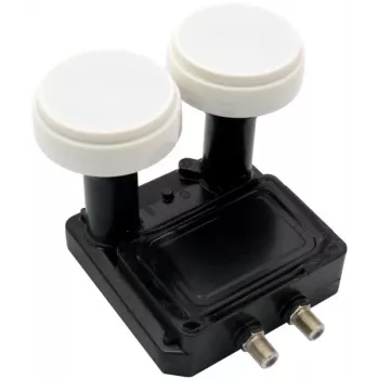 INVERTO Monoblock Twin Converter 7235 - 2 Ausgänge, 0,2 dB Rauschmaß, 6° Abstand, F-Typ