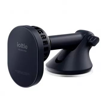 iOttie Velox Pro Active Magnetische Kabellose Ladehalterung fürs Auto für MagSafe iPhone, Schwarz mit Goldakzenten