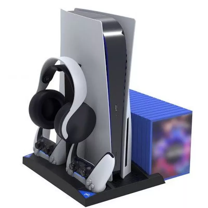 iPega P5013 Lade- und Kühlstation für PS5 und PS5-Controller Schwarz