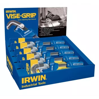 IRWIN 10503642 Verstellbarer Schraubenschlüssel 250mm Chrom-Vanadium-Stahl mit Phosphatierung, 34mm Maulöffnung, DIN 3117