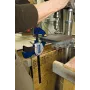 IRWIN QUICK-GRIP XP Schraubzwinge 450 mm Einhand-Spreizer, Schwarz/Blau/Grau