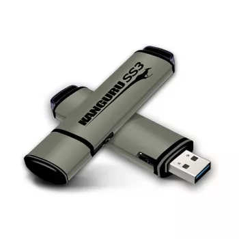 ISTORAGE STICK Kanguru SS3 32GB USB 3.2 Gen 1 Hardware-verschlüsselter USB-Stick