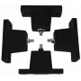 Ivensis IMS08 Anti-Vibrations-Füße (Set aus 4) – 30 mm Durchmesser, 10 mm Höhe, Aluminiumlegierung, Schwarz