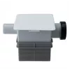 IVENSIS ISN32 Unterputz-Kondensatfalle 100x100 - Weißes ABS, 32mm Ablauf, Geruchsverschluss