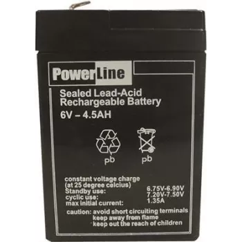 IVT Ersatzbatterie 6V 4,5Ah für Scheinwerfer 87668 (300121)