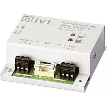 IVT Solar-Laderegler 12/24 V, 8 A, PWM