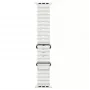 iWear S1 Grooved Soft Silicone 20mm Strap für Apple Watch 49mm / 45mm / 44mm / 42mm Weiß