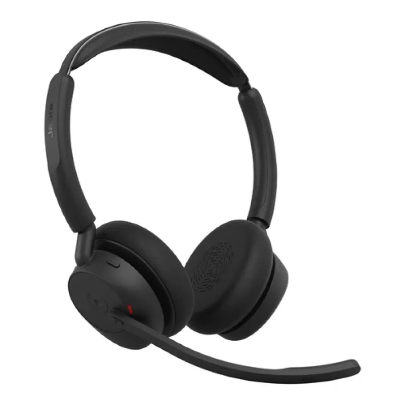 Jabra Evolve3 45 Stereo-Headset mit Link 390a USB-A-Adapter