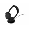 Jabra Evolve3 65 Flex UC Link 380c kabelloses Ladepad Kopfhörer - Schwarz