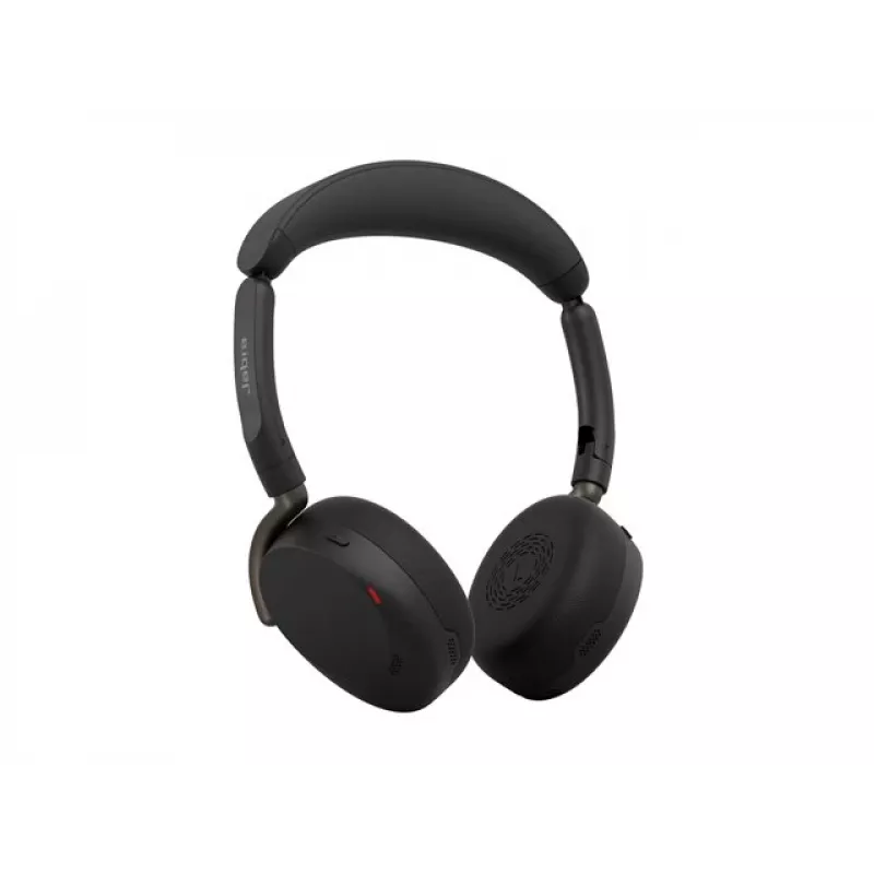 Jabra Evolve3 65 Flex Kabelloses Bluetooth-Headset mit Hybrid-ANC, Jabra Link 390c USB-C-Dongle, UC-zertifiziert, Schwarz