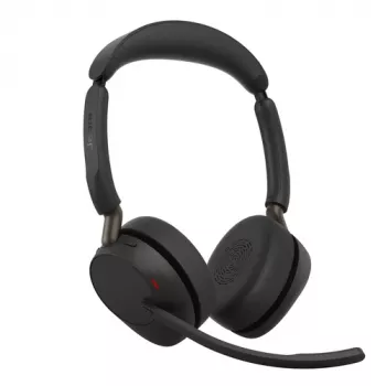 Jabra Evolve3 65 Stereo-Headset mit Link 390a UC-Standfuß