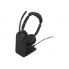 Jabra Evolve3 65 Stereo Wireless-Headset mit Link 390c und Ladestation – Microsoft Teams zertifiziert