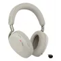 Jabra Evolve3 85 UC Kabelloses Over-Ear-Headset mit aktiver Geräuschunterdrückung und Link 390C Adapter, Warm Grey