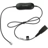 Jabra Smart Cord QD auf RJ9 Headset-Kabel für Cisco IP Phone 78XX Serie, Schwarz, Spiralkabel, 0,4 m bis 2 m