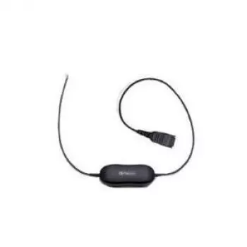 Jabra Smart Cord QD auf RJ9 Headset-Kabel für Cisco IP Phone 78XX Serie, Schwarz, Spiralkabel, 0,4 m bis 2 m