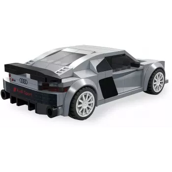Jamara CaDA Audi R8 Coupé 1:24 Maßstab Bauklötze-Set – 272 Teile, Grau, ab 8 Jahren