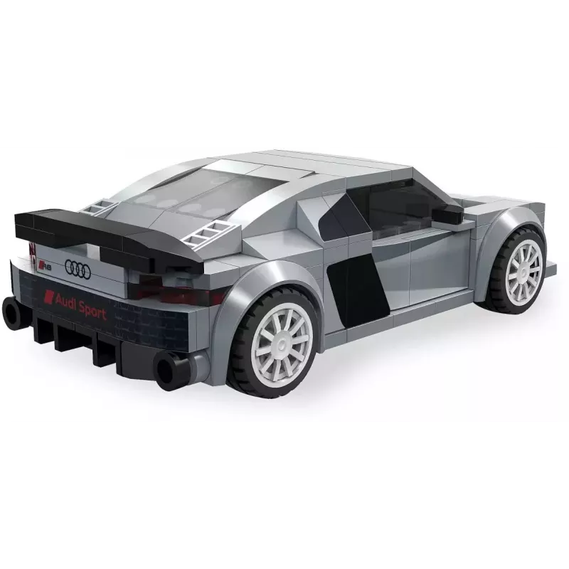 Jamara CaDA Audi R8 Coupé 1:24 Maßstab Bauklötze-Set – 272 Teile, Grau, ab 8 Jahren