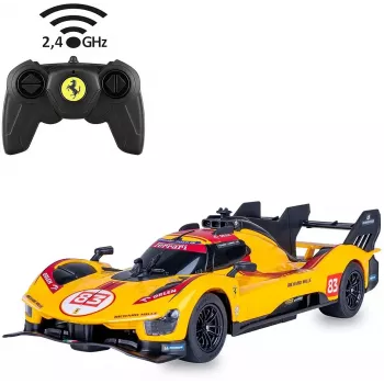 Jamara Ferrari 499P-N83 1:24 RC Sportwagen Gelb 2,4 GHz Elektromotor