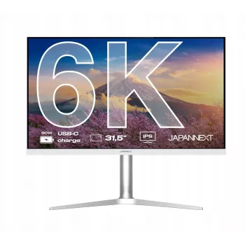 JAPANNEXT JN-IPS326K-HSPC9 32 inch 6K IPS Monitor mit HDMI 2.1 und USB-C 90W