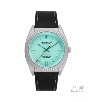 JASON HYDE JH10015 Unisex Watch 40mm Black Dial Black Fabric Strap