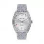 JASON HYDE JH20000 Damen-Quarzuhr 36mm Edelstahl Schwarzes Leder
