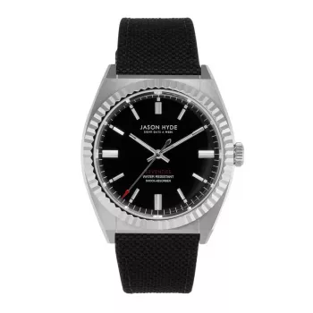 JASON HYDE MAN JH10025 40mm Quarz Analog Uhr Schwarzes Zifferblatt Edelstahl Milanese Mesh Armband