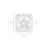 JATA JVVS3116 Standventilator, 45 W, 40 cm, 3 Geschwindigkeiten, oszillierend, Weiß