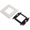 JAVEL Einzel-Tragrahmen für 2 M45-Module, 1M, 45x45, Weiß
