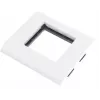 JAVEL Einzel-Tragrahmen für 2 M45-Module, 1M, 45x45, Weiß