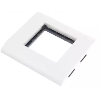 JAVEL Einzel-Tragrahmen für 2 M45-Module, 1M, 45x45, Weiß
