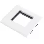 JAVEL Einzel-Tragrahmen für 2 M45-Module, 1M, 45x45, Weiß